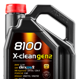 Motul 5L Synthetic Engine Oil 8100 X-CLEAN Gen 2 5W40