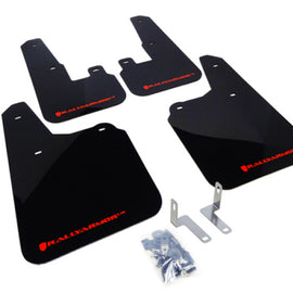 Rally Armor 10-14 Subaru Outback Black UR Mud Flap w/ Red Logo