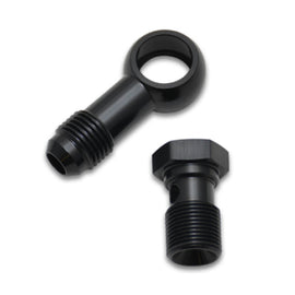 Vibrant Single -4AN 7/16-24 Aluminum Male Banjo Adapter Assembly