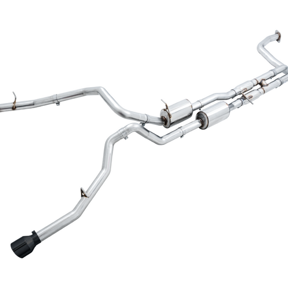 AWE Tuning 2021 RAM 1500 TRX 0FG Cat-Back Exhaust - Diamond Black Tips