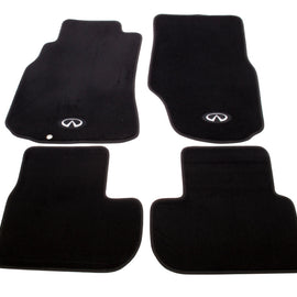 NRG Floor Mats - 03-06 G35 (Infiniti Emblem Logo) - 4pc.