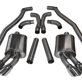 Corsa 2012-2015 Chevrolet Camaro Coupe ZL1 6.2L V8 Polished Sport Cat-Back + XO Exhaust