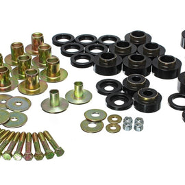 Energy Suspension 68-72 Chevy Chevelle/Monte Carlo/Malibu/El Camino Black Body Mount Set