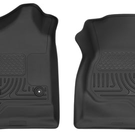 Husky Liners 14-17 Chevrolet Silverado 1500 Standard Cab X-Act Contour Black Front Floor Liners