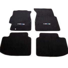 NRG Floor Mats - 96-00 Honda Civic 2DR &3DR (NRG Logo) - 4pc.