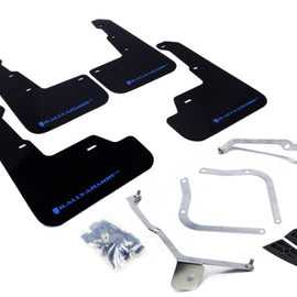 Rally Armor 15-21 Subaru WRX/STI Black UR Mud Flap w/Blue Logo