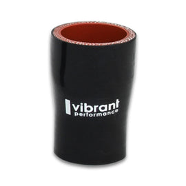 Vibrant 4 Ply Aramid Reducer Coupling 2.5in I.D. x 4in I.D. - Gloss Black