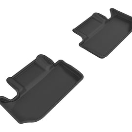 3D MAXpider 2011-2020 Dodge Challenger Kagu 2nd Row Floormats - Black