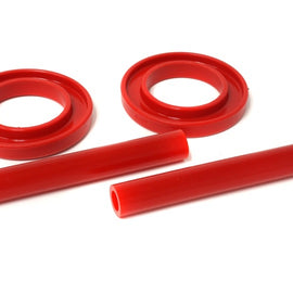 Energy Suspension 83-04 Ford Mustang SVO Red Front Spring Upper & Lower Isolator Set