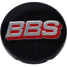 BBS Center Cap 56mm Black/Silver/Red