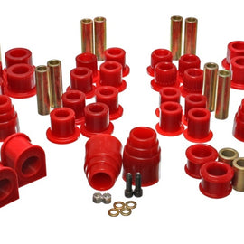 Energy Suspension 00-04 Ford Excursion 4WD Red Hyper-flex Master Bushing Set