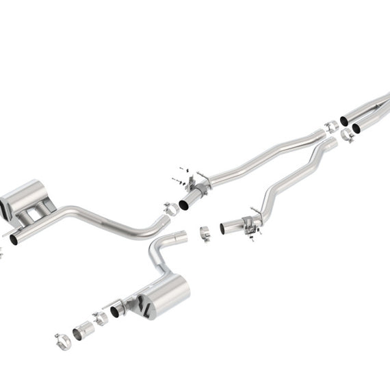 Borla 2015 Dodge Challenger SRT/392 Hemi 6.4L V8 ATAK Catback Exhaust w/ Valves Factory Bezel