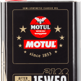 Motul 15W50 Classic 2100 Oil - 10x2L