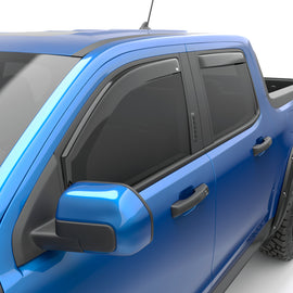 EGR 22-23 Ford Maverick Lariat XL XLT Front/Rear Window Visors - Dark Smoke Finish