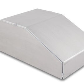 Vibrant I/C End Tank 6in Wide 12in Long 4in Tall Use w/ Horizontal I/C Core 12844 - 5052 Aluminum