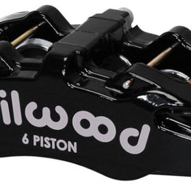 Wilwood Caliper-Forged Dynapro 6 5.25in Mount-R/H 1.62/1.38in/1.38in Pistons .38in Disc