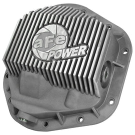 afe Front Differential Cover (Raw; Street Series); Ford Diesel Trucks 94.5-14 V8-7.3/6.0/6.4/6.7L