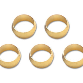 Vibrant Brass Olive Inserts 5/16in - Pack of 5
