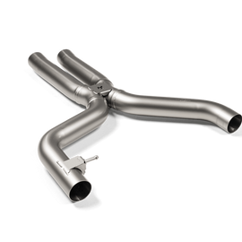 Akrapovic 2021+ BMW G87 M2, G80 M3 &amp; G82 M4 Evolution Short Link pipe w/o Resonator  (Titanium)