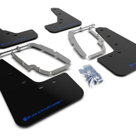 Rally Armor 17-23 Tesla Model 3 Black UR Mud Flap w/Blue Logo