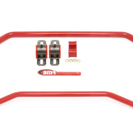 BMR 08-09 Pontiac G8 Front & Rear Sway Bar Kit w/ Bushings - Red