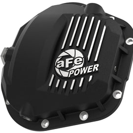 aFe Pro Series Dana 60 Front Differential Cover Black w/ Machined Fins 17-20 Ford Trucks (Dana 60)
