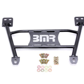 BMR 05-14 S197 Mustang Radiator Support Chassis Brace - Black Hammertone