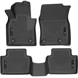 Husky Liners 19-22 Mazda 3 / 20-22 CX-30 WeatherBeater Front & 2nd Seat Floor Liners - Black