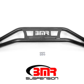 BMR 08-18 Dodge Challenger Front Strut Tower Brace - Black Hammertone (Twin Tube Design)