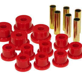 Prothane Suzuki Samurai Spring & Shackle Bushings (Aftermarket Shackles) - Red