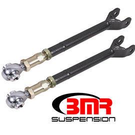 BMR 08-17 Challenger Lower Trailing Arms w/ On-Car Adj. Rod Ends - Black Hammertone