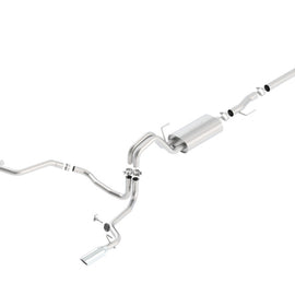 Borla 15-16 Ford F-150 3.5L EcoBoost Ext. Cab Std. Bed Catback Exhaust S-Type Single Split Rear Exit