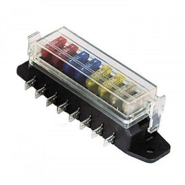 Hella 8-Way Lateral Single Fuse Box