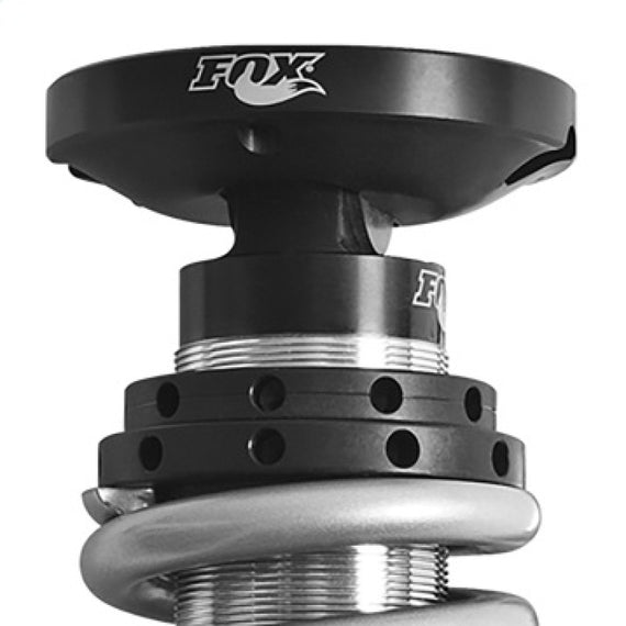 Fox 2005 Tacoma 2.5 Factory Series 4.94in. IFP Coilover Shock Set w/UCA - Black/Zinc