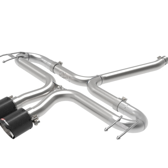 aFe Takeda 2-1/2in 304 SS Axle-Back Exhaust w/Carbon Tips 17-20 Honda Civic Sport L4-1.5L (t)