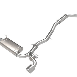 aFe POWER Takeda 2021 Toyota Supra 2.0L (t) 2.5in-3in 304 SS CB Exhaust w/ Polished Tips