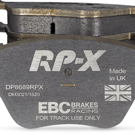 EBC Racing 2017+ Honda Civic Type-R (FK8) RP-X Front Brake Pads