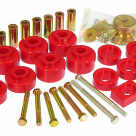 Prothane 80-96 Ford Bronco 2wd/4wd Body Mount - Red